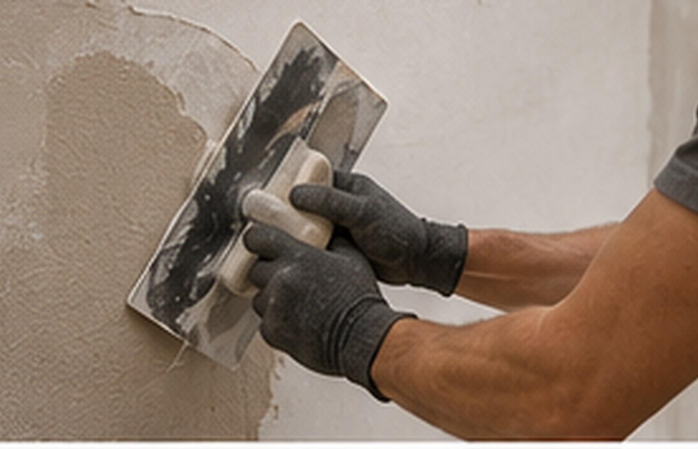 Professional plaster finishing work